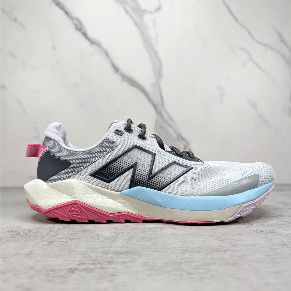 New Balance Dynasoft Nitrel V6 Women's‎ Running Shoes Light Grey Pink Size 8.5